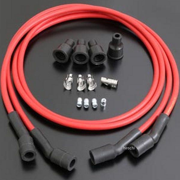 DYNA イグニッションワイヤー COP 7mm 赤