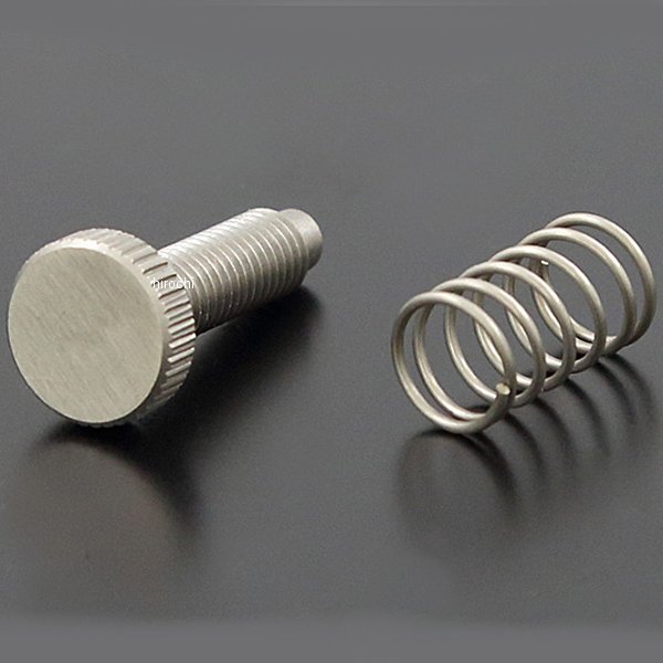 スロットル固定ボルト&スプリング 72年-75年 Z1、Z2 ステンレス