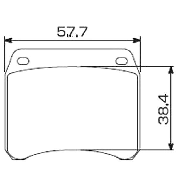ブレーキパッド CP2696、CP3696、CP2966、CP3697用 カーボンメタル
