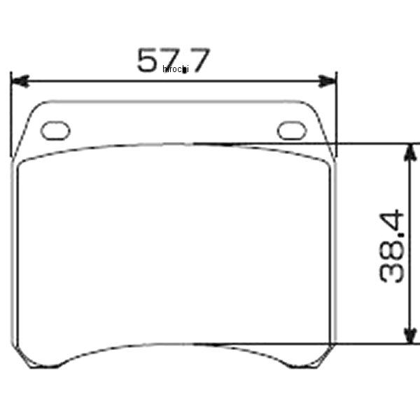 ブレーキパッド CP2696、CP3696、CP2966、CP3697用 セラミック