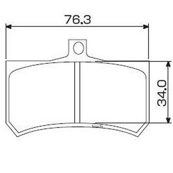 CPキャリパー パッド カーボンメタル
