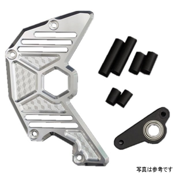 アーキ ARCHI ビレット ハニカム スプロケットカバー シャインシルバー