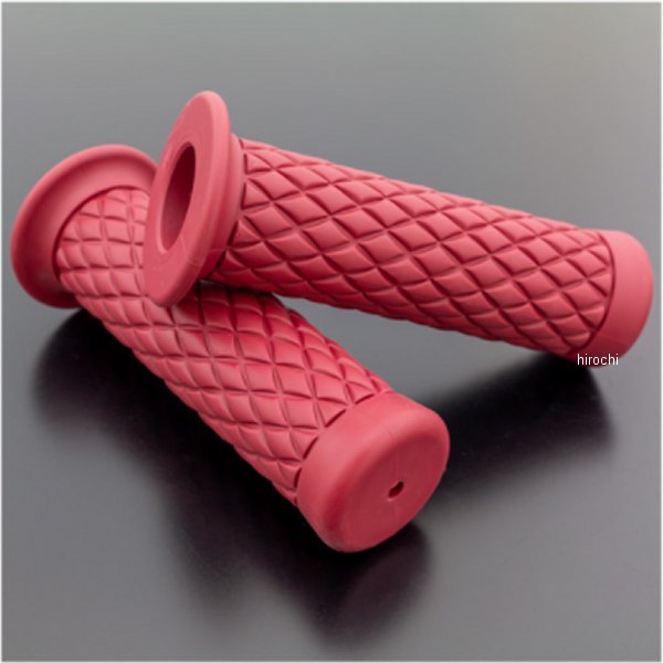 ARCHI トラッドダイヤハンドルグリップ 左右セット 赤