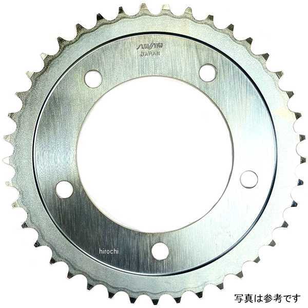 リアスプロケット スチール 525/43T シャドウ400 シルバー