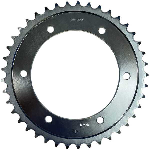 リアスプロケット スチール 525/41T TRX850 シルバー