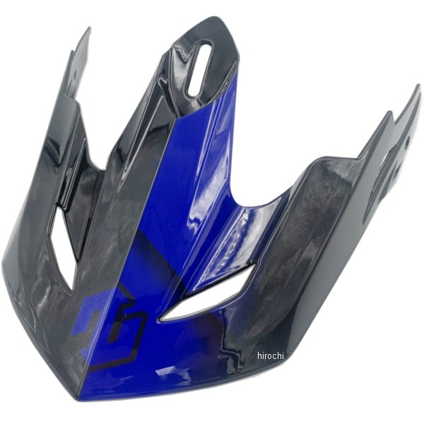 バイザー MadJumper2 マッドジャンパー2用リペア カーボングラフィック 青