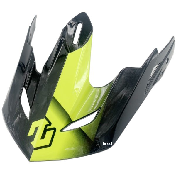 バイザー MadJumper2 マッドジャンパー2用リペア カーボングラフィック 黄