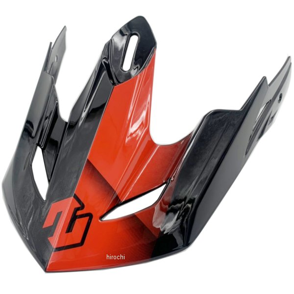 バイザー MadJumper2 マッドジャンパー2用リペア カーボングラフィック 赤