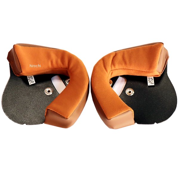 チークパッド FlyboyJet2用リペア 1/2共用 茶 Mサイズ