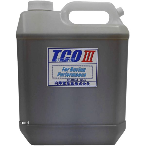 円陣家至高 TCOIII エンジンオイル 4ストローク用 5W-45 4L