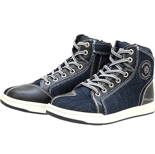 ライディングシューズ デニム/青 36サイズ(23.5cm)