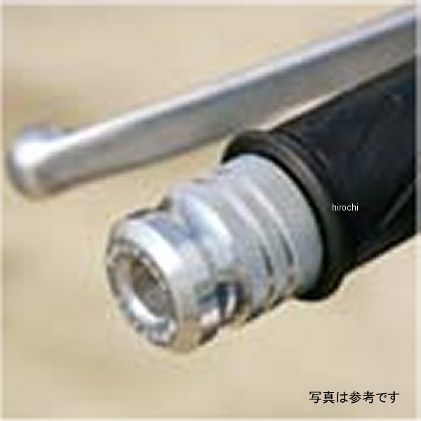 ハンドルバーエンド φ30ロング ヤマハ シルバー