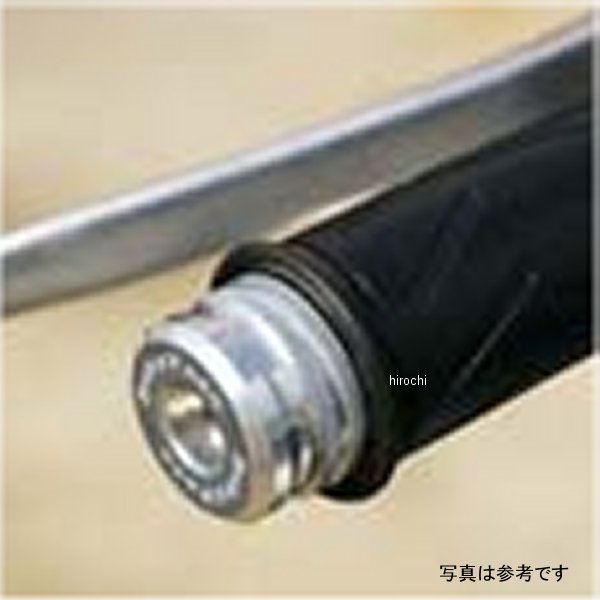 ハンドルバーエンド φ30ショート 汎用 シルバー