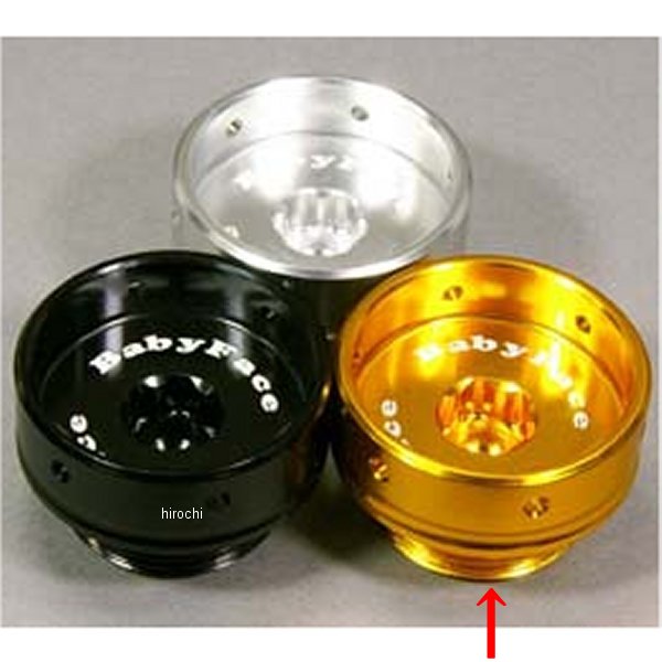 オイルフィラーキャップ ラウンドタイプ 10年以降 BMW S1000RR ゴールド