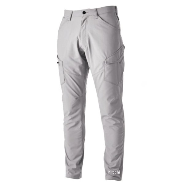 エコハイブリッドダブルクロスメンズカーゴパンツ シルバーグレー