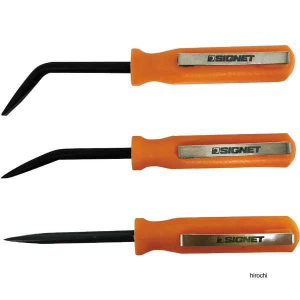 SIGNET 3本組 ポケットサイズ プライバーセット クリップ付