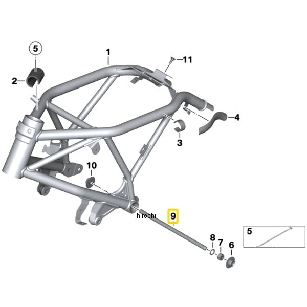 ナット付きピン 46517691014