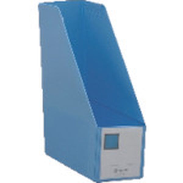 129-7518  GボックスPP A4S100mm青