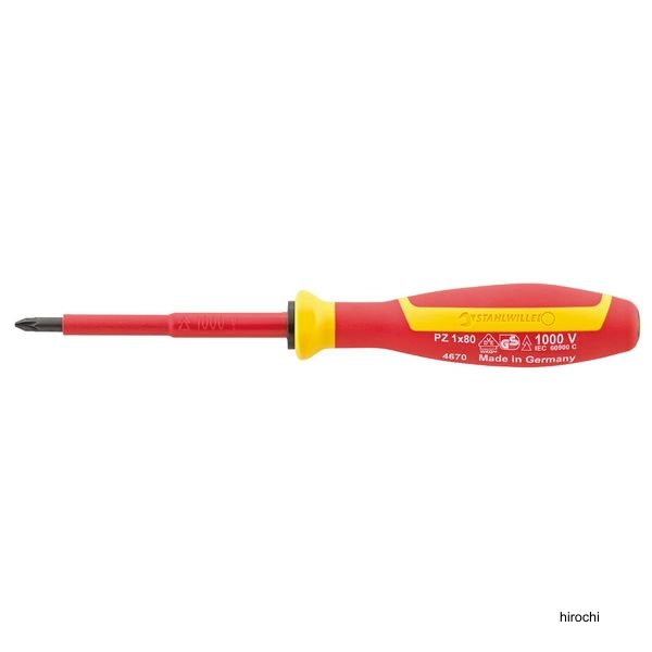 STAHLWILLE 絶縁ポジドライバー PZ0×145mm