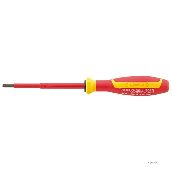 STAHLWILLE 絶縁ヘクスローブドライバー  T15×180mm