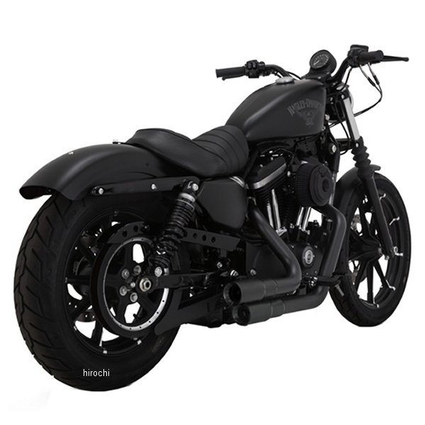 VANCE&HINES フルエキゾースト ミニグレネード 2-2 04年-13年 スポーツスター 黒