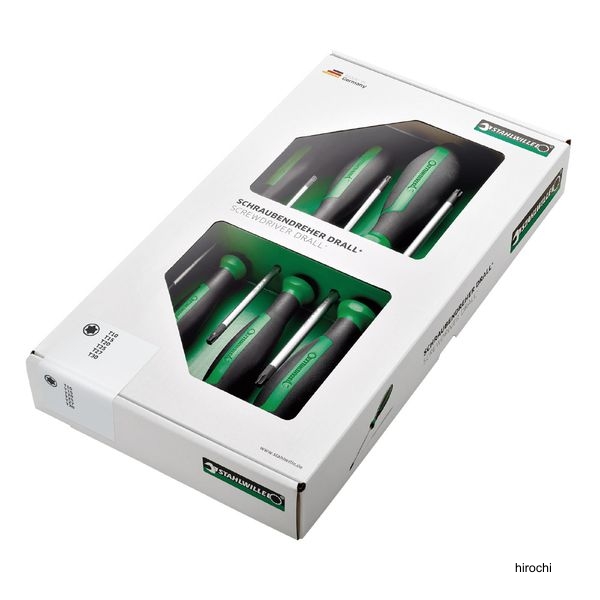 STAHLWILLE 6本組 DRALL+グリップ ヘクスローブドライバーセット