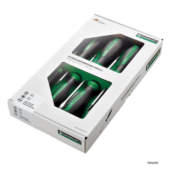STAHLWILLE 7本組 DRALL+グリップ ドライバーセット
