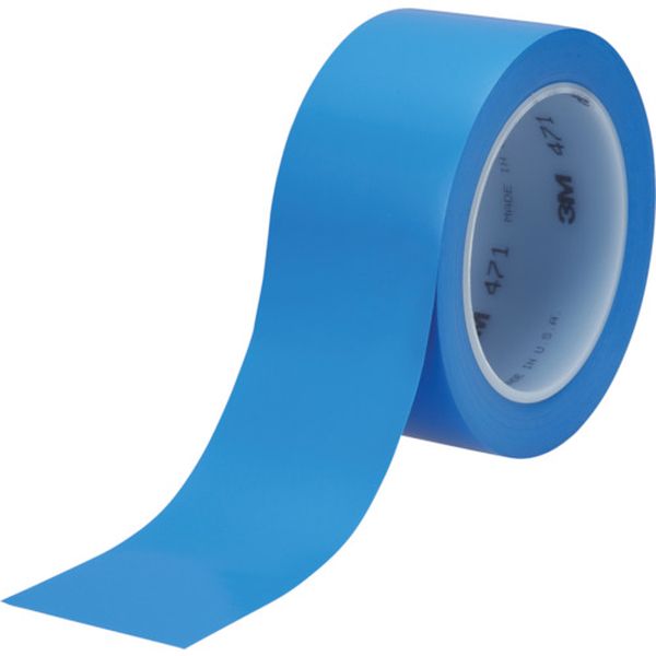471BLU50X18R 334-7338  高機能ラインテープ 471 青 50mmX18.2m R