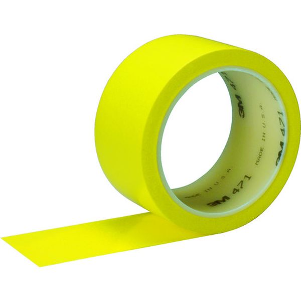 471YEL50X18R 334-7401  高機能ラインテープ 471 黄 50mmX18.2m R