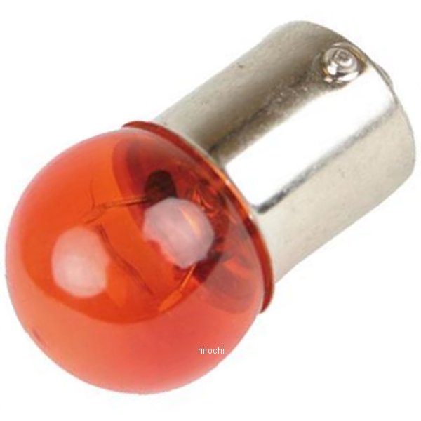 12V21Ｗ BA15S ウインカーバルブ オレンジ 10個セット