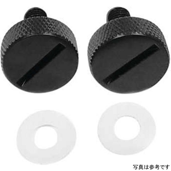 シート スクリュー スロット 1/4-28 黒