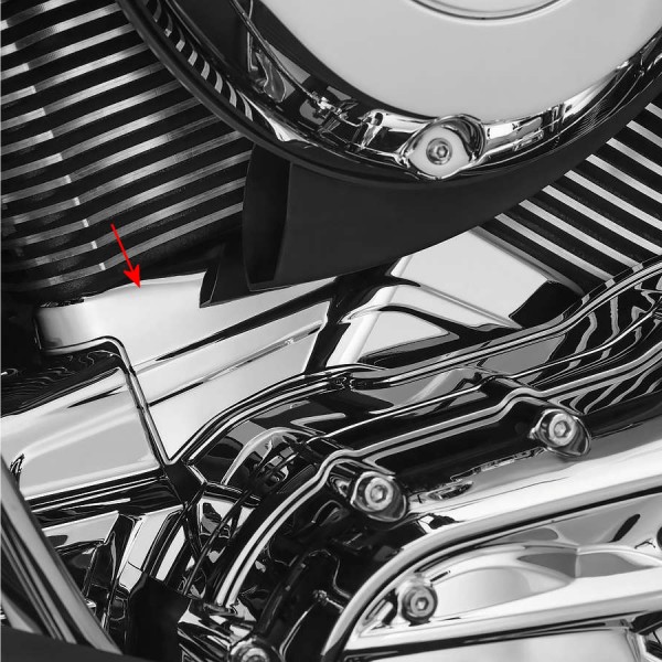 シリンダー ベース カバー クローム