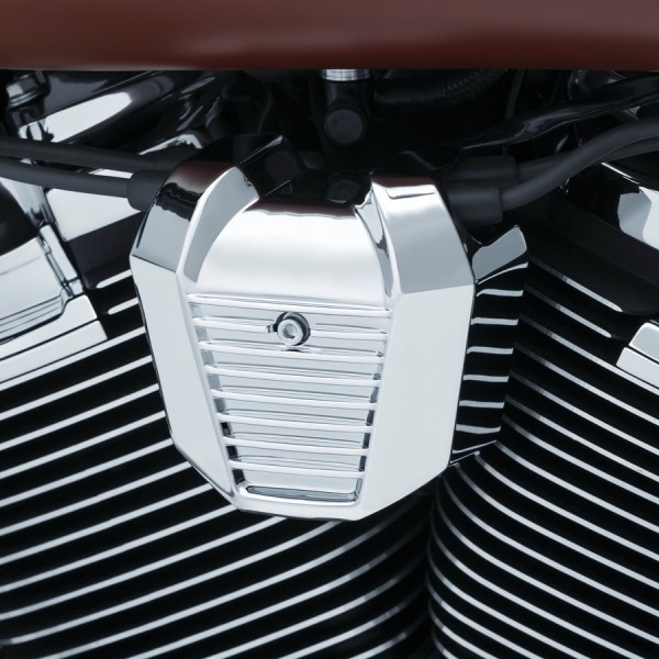 コイルカバー プレシジョン 18年-20年 ソフテイル クローム