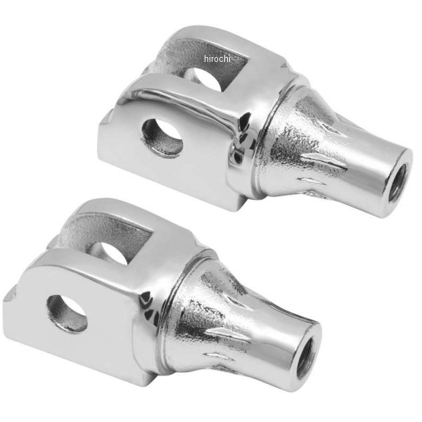 ペグアダプター テーパー ドライバー側 18年-21年 FLSB、FXBB クローム 2個入り