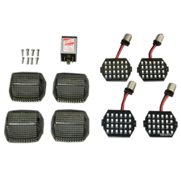 LEDウインカーカスタマイジングキット シーケンシャル切換タイプ GPZ900R ポジション無（S球仕様車） スモーク