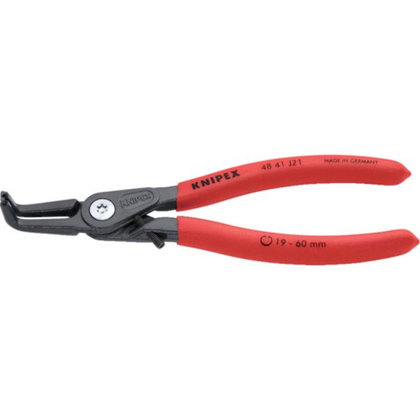 16 -60mm 穴用スナップリングプライヤー 曲