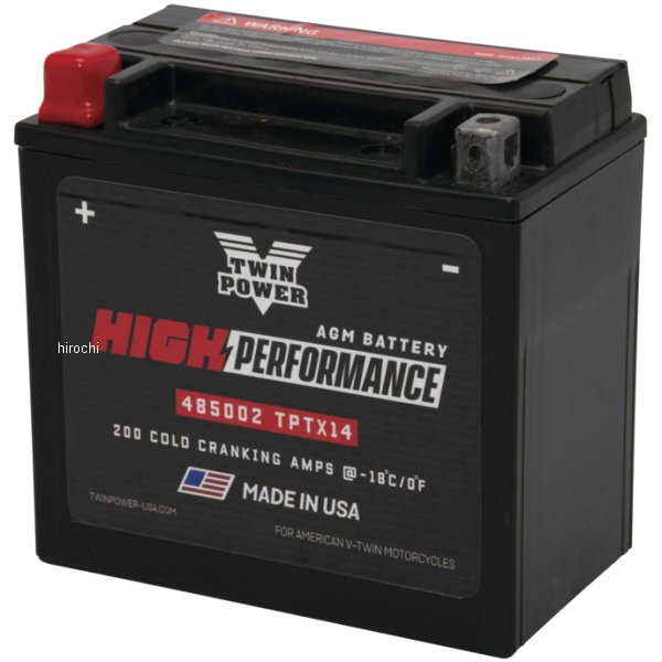 YTX14 高性能バッテリー H-D 65948-00