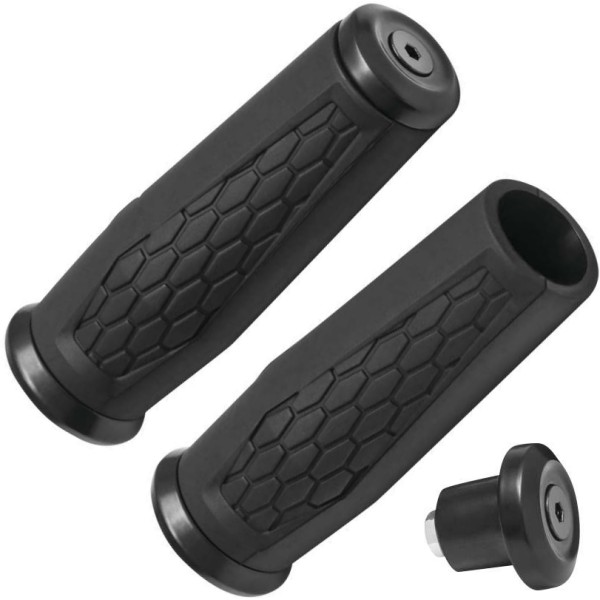 六角グリップ 7/8 インチ ユニバーサル 黒