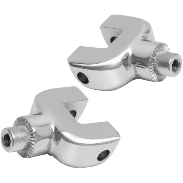 スプライン パッセンジャー ペグ アダプター インディアン クローム