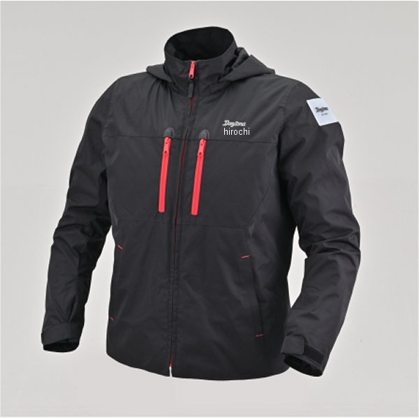 DAYTONA  DJ013 ウインターウインドブレーカー ブラック&レッド XLサイズ