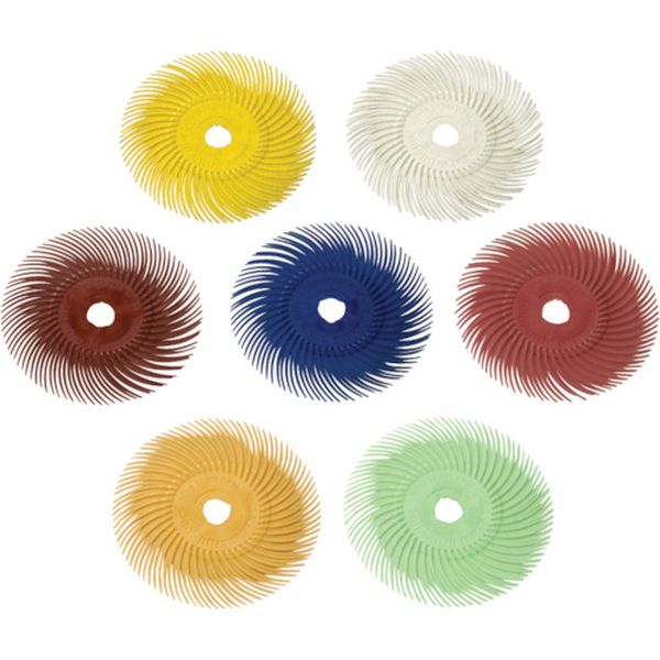 BRDISC2203X38  ラジアル・ブリッスルディスク ＃220相当 赤茶 76.2mm 40枚入り