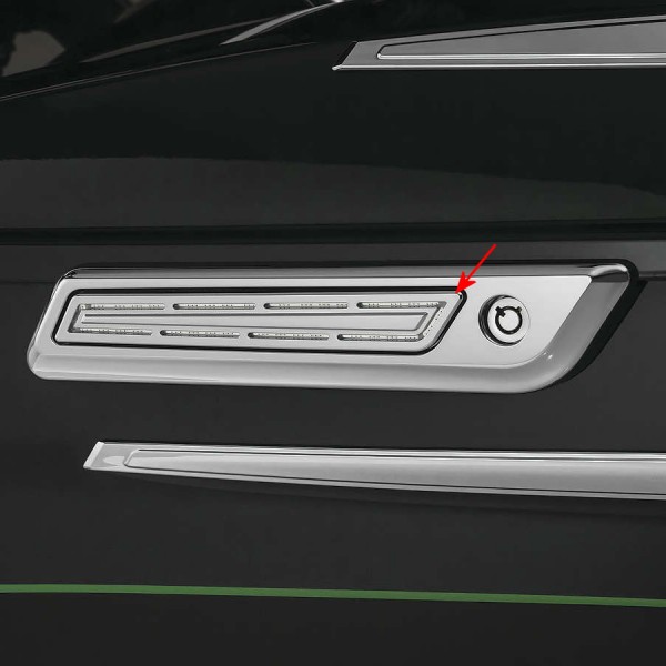 LED サドルバッグ ヒンジ アクセント 14年以降 ツーリング クローム