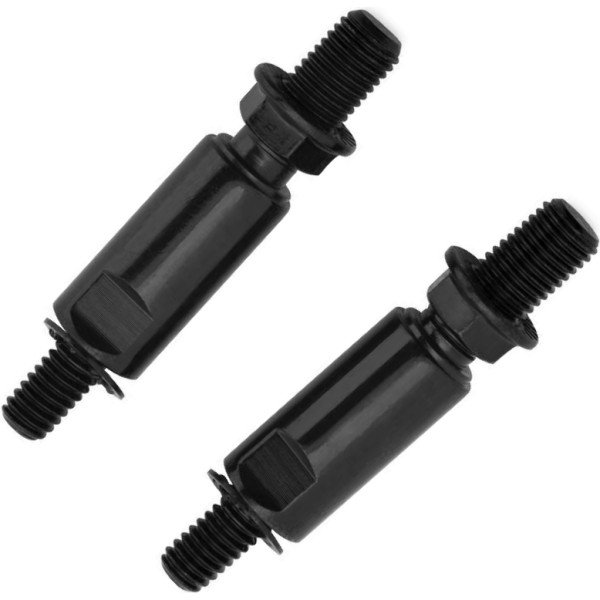 ライズ ミラー アダプター 1.5インチ 黒 2個入り