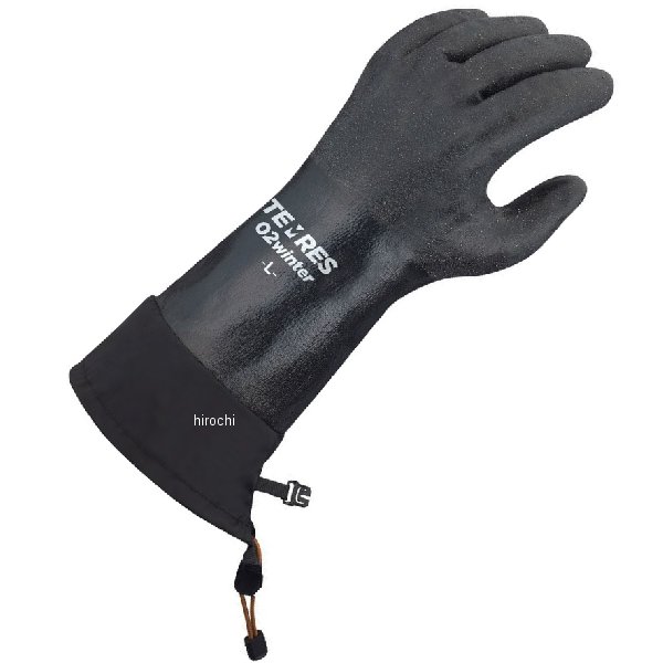 TEMRES 02winter 防寒 防水手袋 カフ付き ブラック 3L