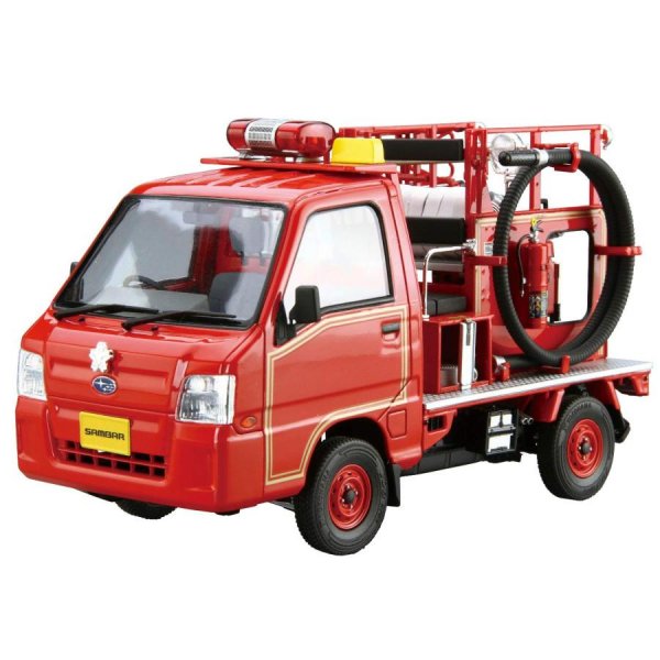 1/24 プラモ スバル TT2 サンバー 消防車 '11