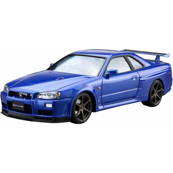 1/24 プラモ ニッサン BNR34 スカイラインGT-R V-specII '02