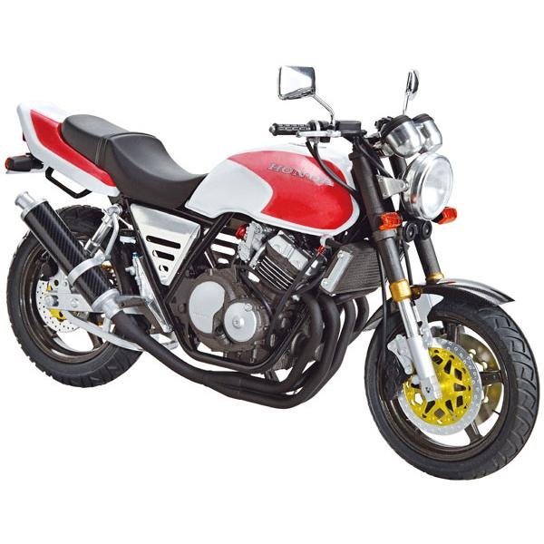 1/12 プラモ ホンダ NC31 CB400 SUPER FOUR '92 カスタムパーツ付き