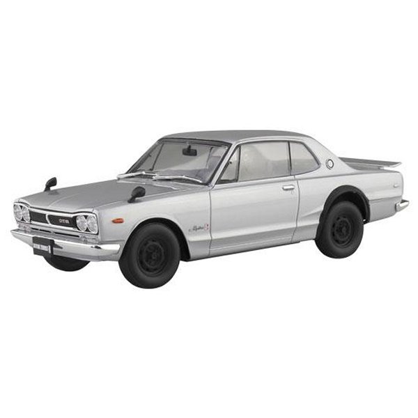 楽プラ KPGC10 スカイラインHT 2000GT-R 1970 シルバー