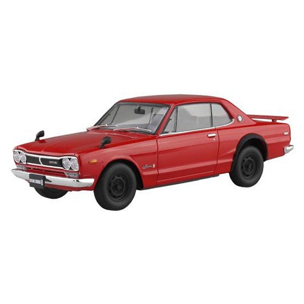 楽プラ KPGC10 スカイラインHT 2000GT-R 1970 レッド