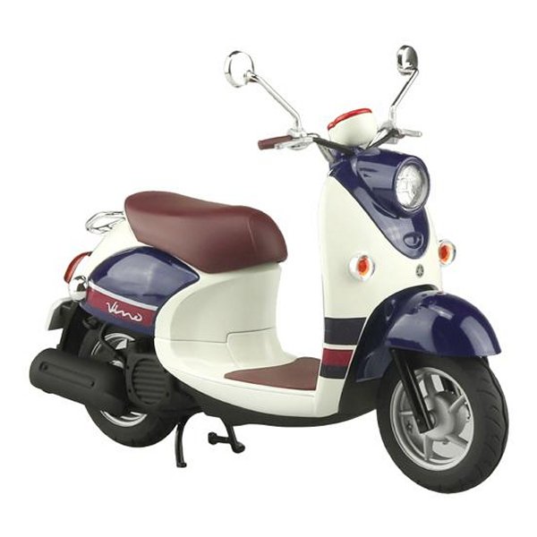 1/12 プラモ ヤマハ ビーノ '13 ダークグレーイッシュブルーメタリックA ブルーベージュ